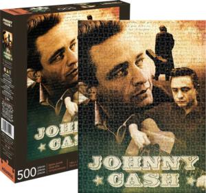 Johnny Cash Music Jigsaw Puzzle By Aquarius