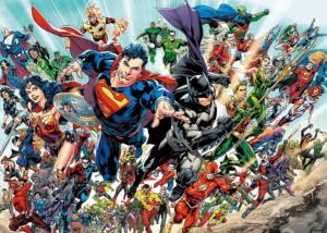 DC Comics Cast Wonder Woman Jigsaw Puzzle By Aquarius