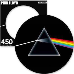 Pink Floyd Dark Side Rainbow & Gradient Round Jigsaw Puzzle By Aquarius