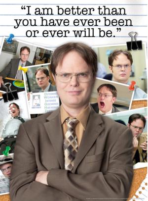 The Office Dwight Schrute Quote Movies & TV Jigsaw Puzzle By Aquarius