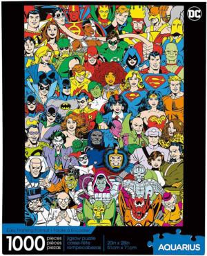 DC Comics- Retro Cast Wonder Woman Jigsaw Puzzle By Aquarius
