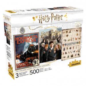 Harry Potter 500pc x 3 Harry Potter Multi-Pack By Aquarius