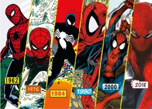 Spider-Man Timeline Superheroes Jigsaw Puzzle By Aquarius