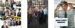 The Office 3 x 500pc Puzzle Set Movies / Books / TV Multi-Pack By Aquarius