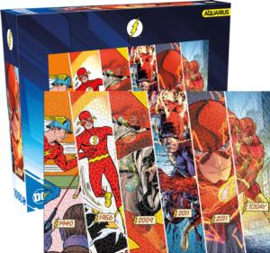 DC Comics The Flash Timeline Superheroes Jigsaw Puzzle By Aquarius