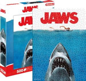 Jaws One Sheet Movies & TV Jigsaw Puzzle By Aquarius