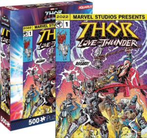 Marvel Thor Love and Thunder Comic Superheroes Jigsaw Puzzle By Aquarius