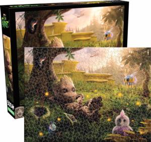 Guardians of the Galaxy Baby Groot  Movies & TV Jigsaw Puzzle By Aquarius