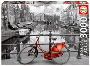 Amsterdam - Scratch and Dent Bicycle Jigsaw Puzzle By Educa