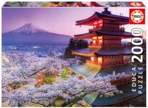 Mount Fuji, Japan - Scratch and Dent Mountain Jigsaw Puzzle By Educa