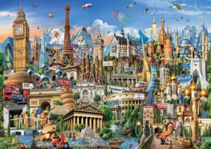 Europe Landmarks Europe Jigsaw Puzzle By Educa