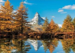 Matterhorn Mountain in Autumn Fall Jigsaw Puzzle By Educa