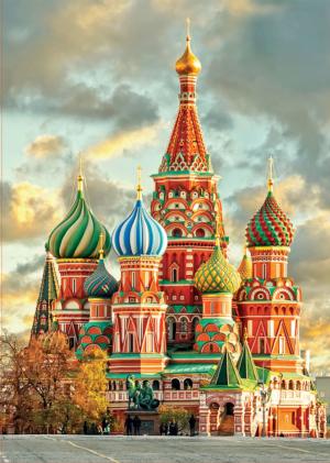 St. Basil's Cathedral, Moscow - Scratch and Dent Russia Jigsaw Puzzle By Educa