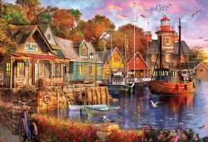 The Harbour Evening Beach & Ocean Impossible Puzzle By Educa
