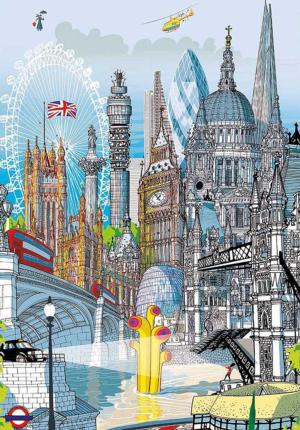 London Cities Jigsaw Puzzle By Educa