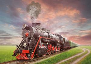 Steam Train Trains Jigsaw Puzzle By Educa