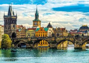 Views Of Prague Europe Jigsaw Puzzle By Educa
