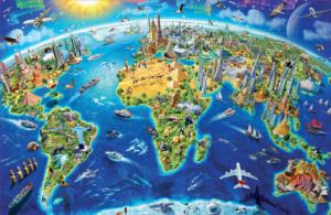 World Landmarks Mini Puzzle