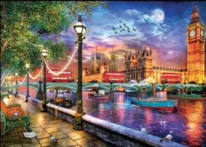 London At Sunset Sunrise & Sunset Jigsaw Puzzle By Educa