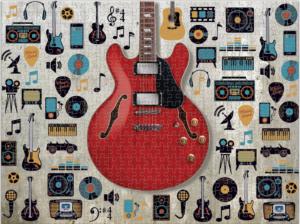 Guitars Collage Jigsaw Puzzle By Turner