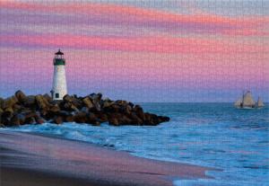 Walton Lighthouse Sunrise & Sunset Jigsaw Puzzle By Turner