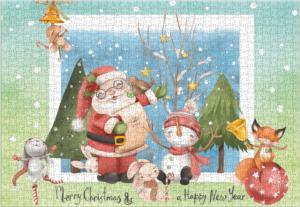 Greetings From Santa Christmas Jigsaw Puzzle By Turner