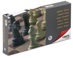 Magnetic Chess and Draught Set By Piatnik