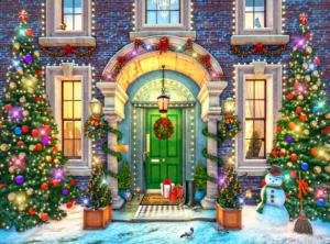Christmas Façade - Scratch and Dent Christmas Jigsaw Puzzle By Kodak