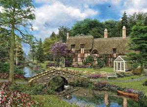 Cobble Walk Cottage Garden Jigsaw Puzzle By Eurographics