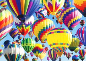 Beautiful Balloons - Scratch and Dent Hot Air Balloon Jigsaw Puzzle By Colorcraft