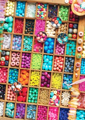 Beautiful Beads Pattern & Geometric Jigsaw Puzzle By Colorcraft