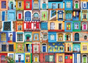 Delightful Doors and Windows Pattern / Assortment Jigsaw Puzzle By Colorcraft