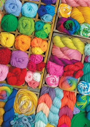 Yarn of Many Colors Crafts & Textile Arts Jigsaw Puzzle By Colorcraft