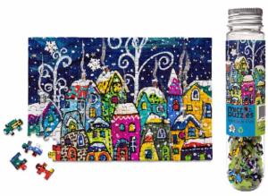 Winter Wonderland  Around the House Miniature Puzzle By Micro Puzzles