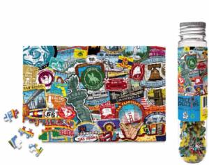 Road Trip - USA! United States Miniature Puzzle By Micro Puzzles