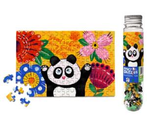 Puzzle Pandas - Good Vibes Quotes & Inspirational Miniature Puzzle By Micro Puzzles
