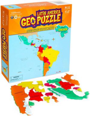 Latin America Maps & Geography Children's Puzzles By Geo Toys