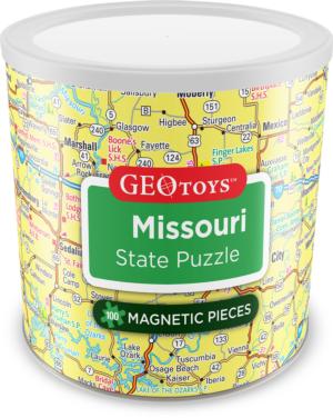 Magnetic Puzzle - Missouri United States Miniature Puzzle By Geo Toys