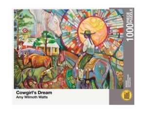 Cowgirl's Dream Horse Jigsaw Puzzle By Very Good Puzzle