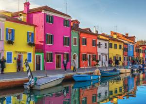 Colorful Venice Seascape / Coastal Living Jigsaw Puzzle By Colorcraft