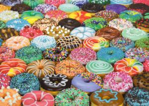 Difficult Donuts - Scratch and Dent Candy Jigsaw Puzzle By Colorcraft