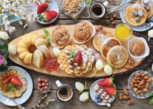Beautiful Breakfast Food and Drink Jigsaw Puzzle By Colorcraft