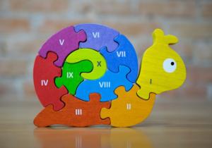 Number Snail Puzzle Alphabet & Numbers Children's Puzzles By Begin Again