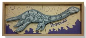 Dino Skeleton Puzzle - Plesiosaur Children's Cartoon Children's Puzzles By Begin Again