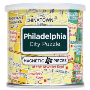 City Magnetic Puzzle Philadelphia Magnetic Puzzle By Geo Toys