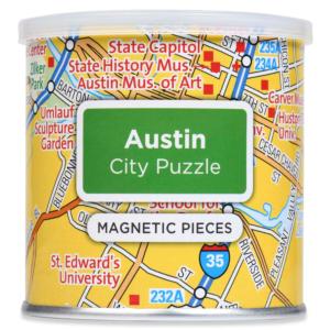 City Magnetic Puzzle Austin Magnetic Puzzle By Geo Toys