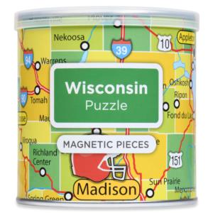 City Magnetic Puzzle Wisconsin Magnetic Puzzle By Geo Toys