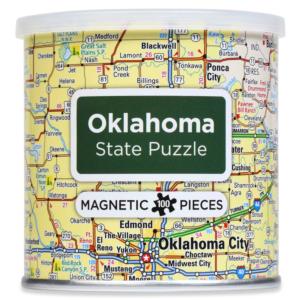 City Magnetic Puzzle Oklahoma Magnetic Puzzle By Geo Toys