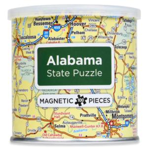 City Magnetic Puzzle Alabama Magnetic Puzzle By Geo Toys