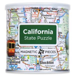 City Magnetic Puzzle California Magnetic Puzzle By Geo Toys